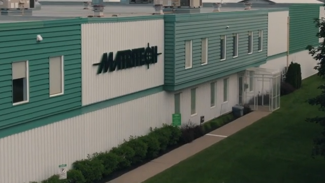 Matritech's manufacturing plant in Drummondville, Quebec